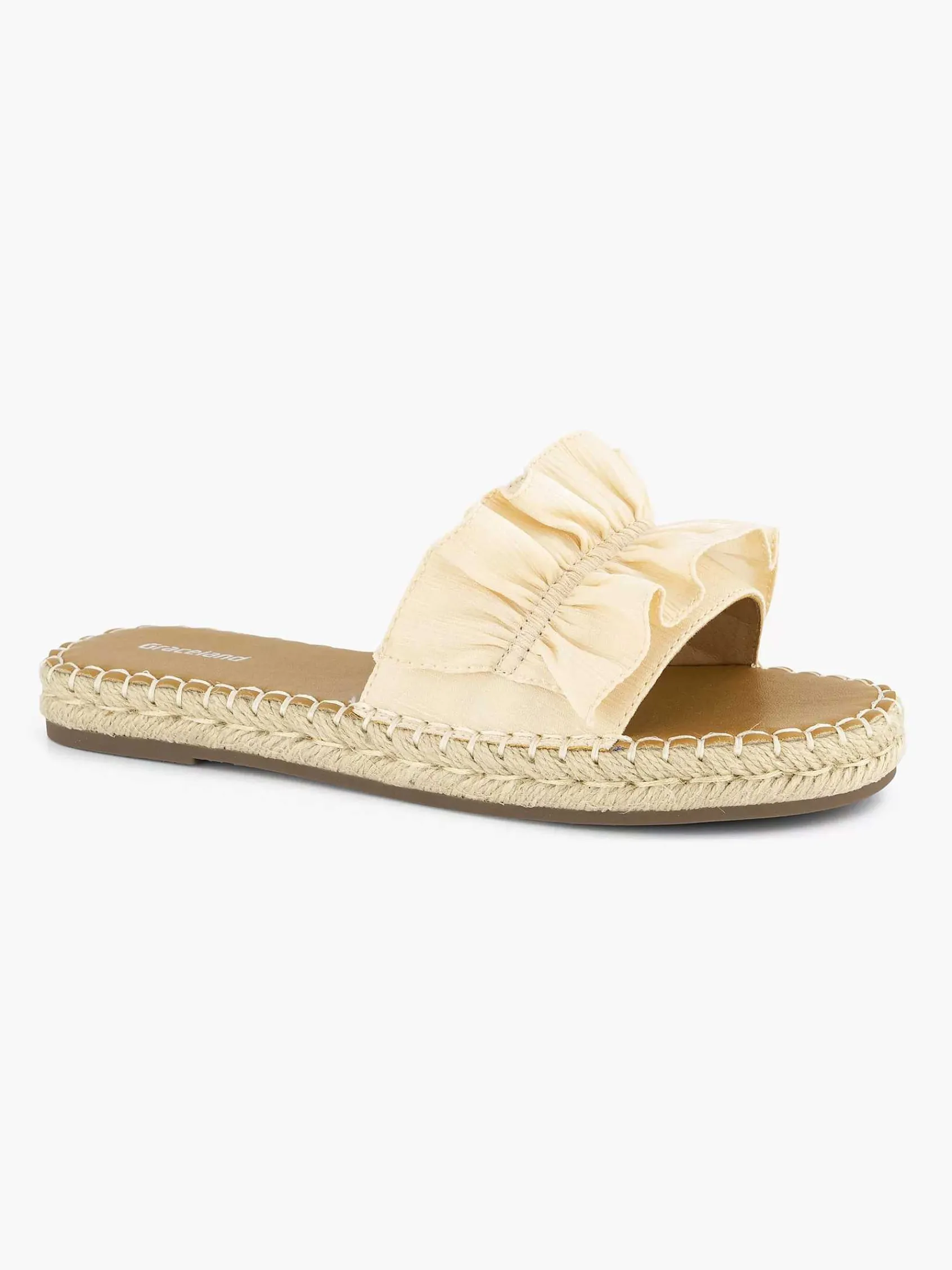 Graceland Slippers-Lichtoranje Slipper Roesjes
