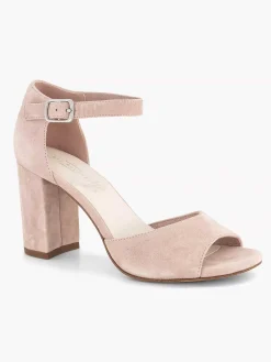 5th Avenue Sandalen-Lichtroze Suede Sandalette