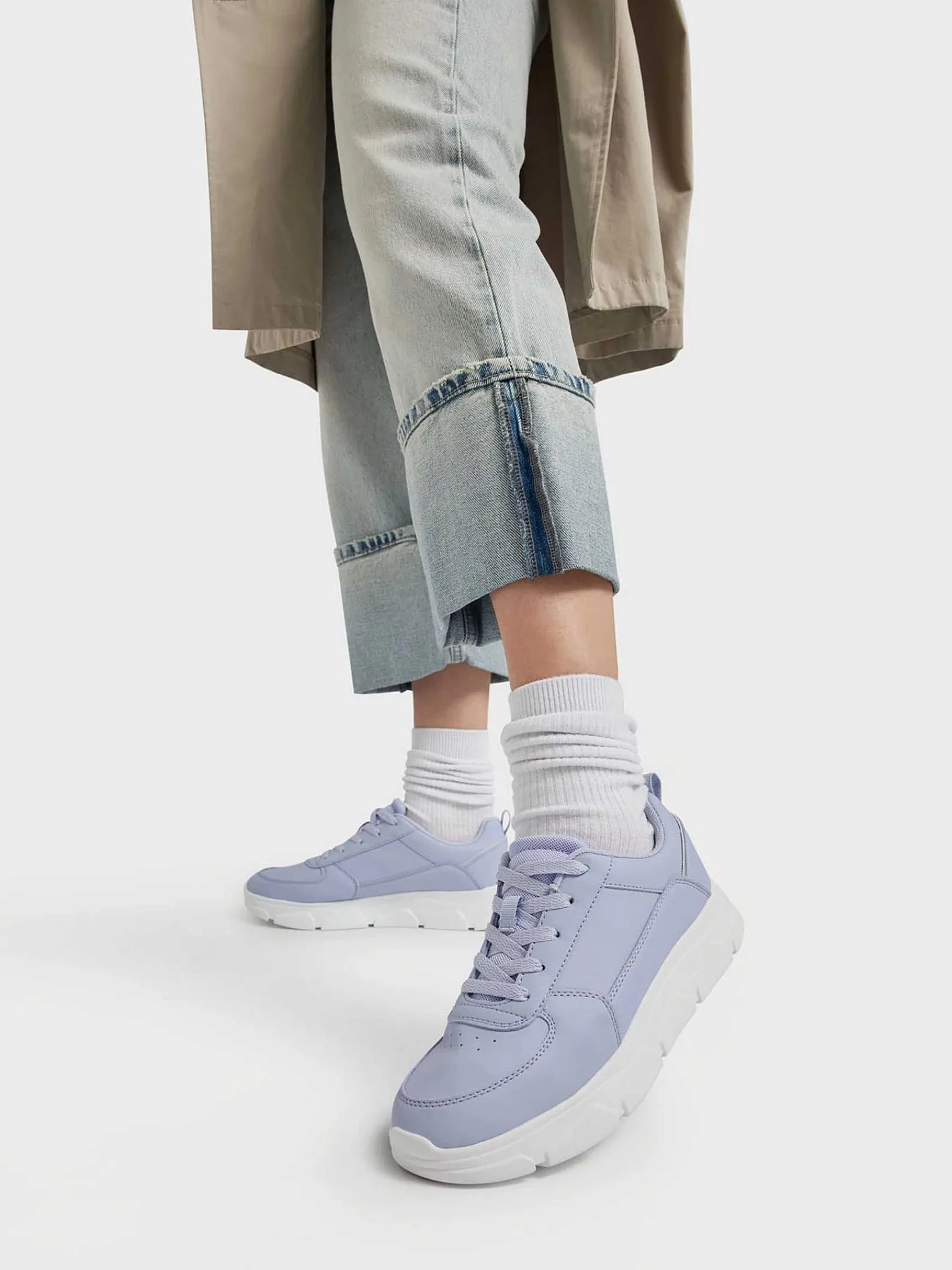 Graceland Sneakers-Lila Chunky Sneaker