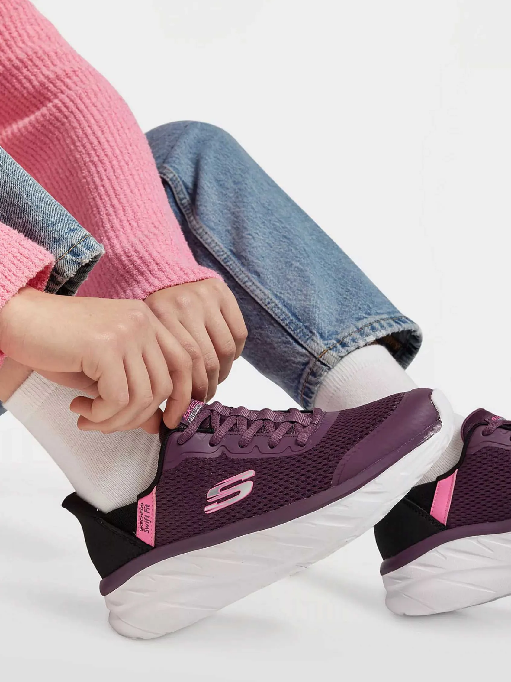 Skechers Sneakers-Lila Sneaker Swift Fit - Hands Free Premium Cushioning