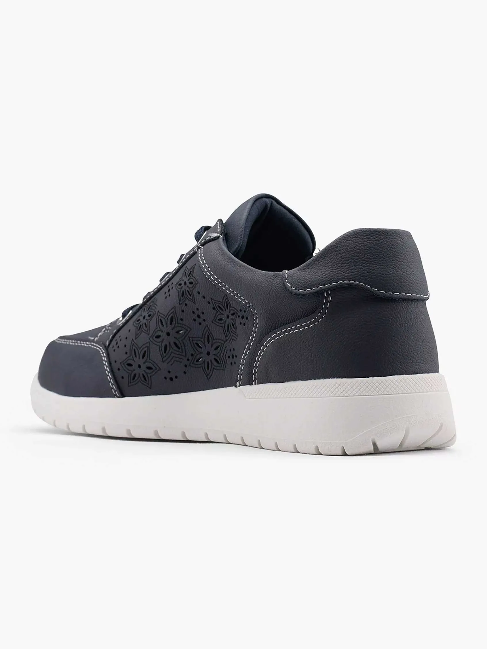 Easy Street Comfort Schoenen-Marineblauwe Comfort Sneaker