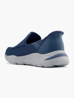 Skechers Instappers-Marineblauwe Instapper Memory Foam
