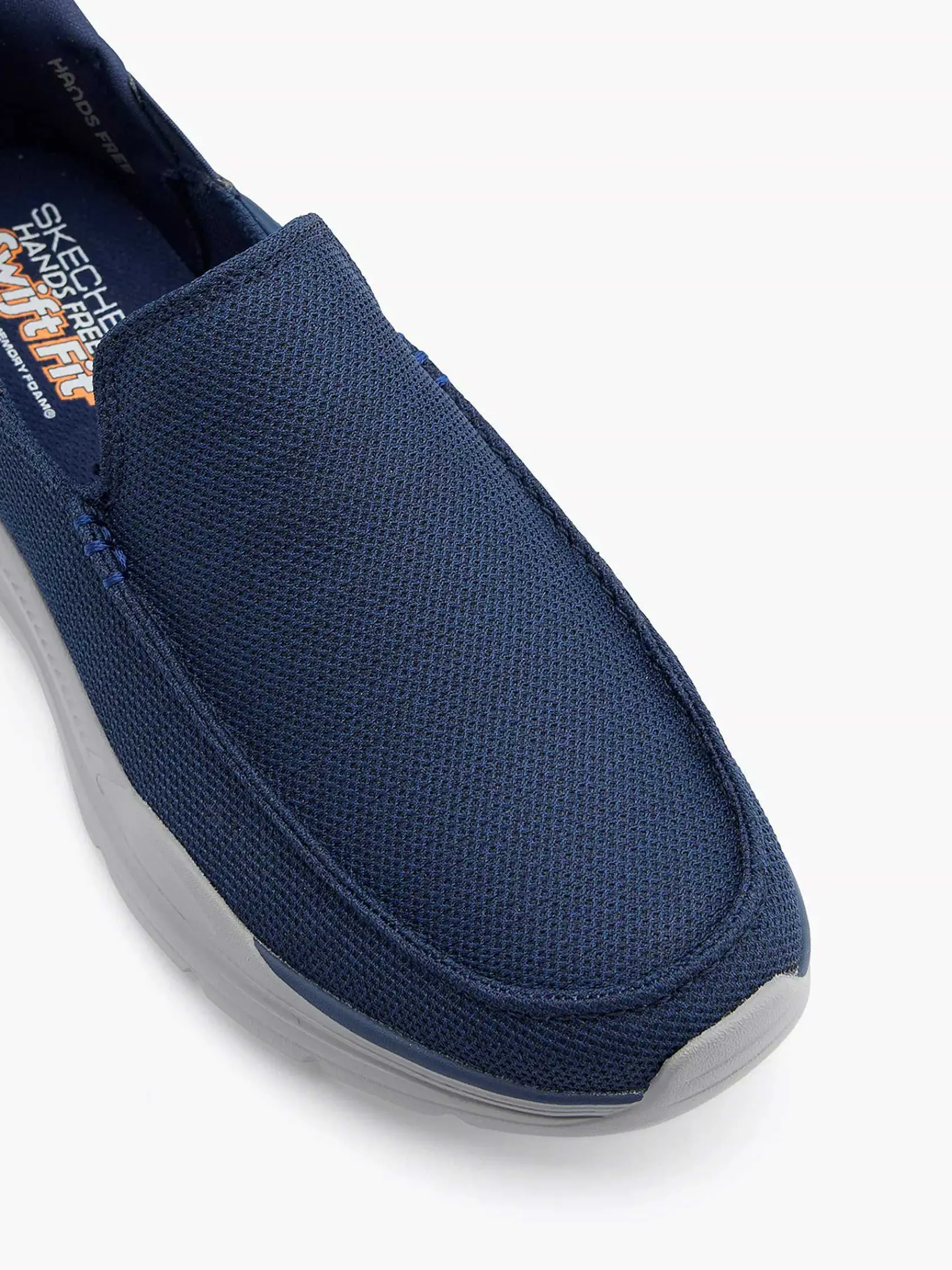 Skechers Instappers-Marineblauwe Instapper Memory Foam