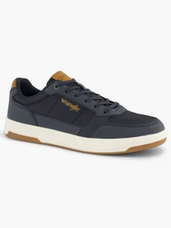 Wrangler Sneakers-Marine Blauwe Sneaker