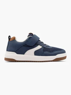 Vty Jongensschoenen-Marineblauwe Velcro Sneaker