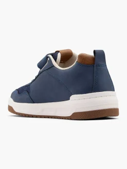 Vty Jongensschoenen-Marineblauwe Velcro Sneaker