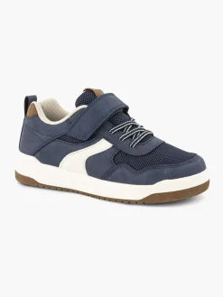 Vty Jongensschoenen-Marineblauwe Velcro Sneaker