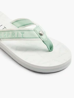 Esprit Sandalen-Mintgroene Teenslipper