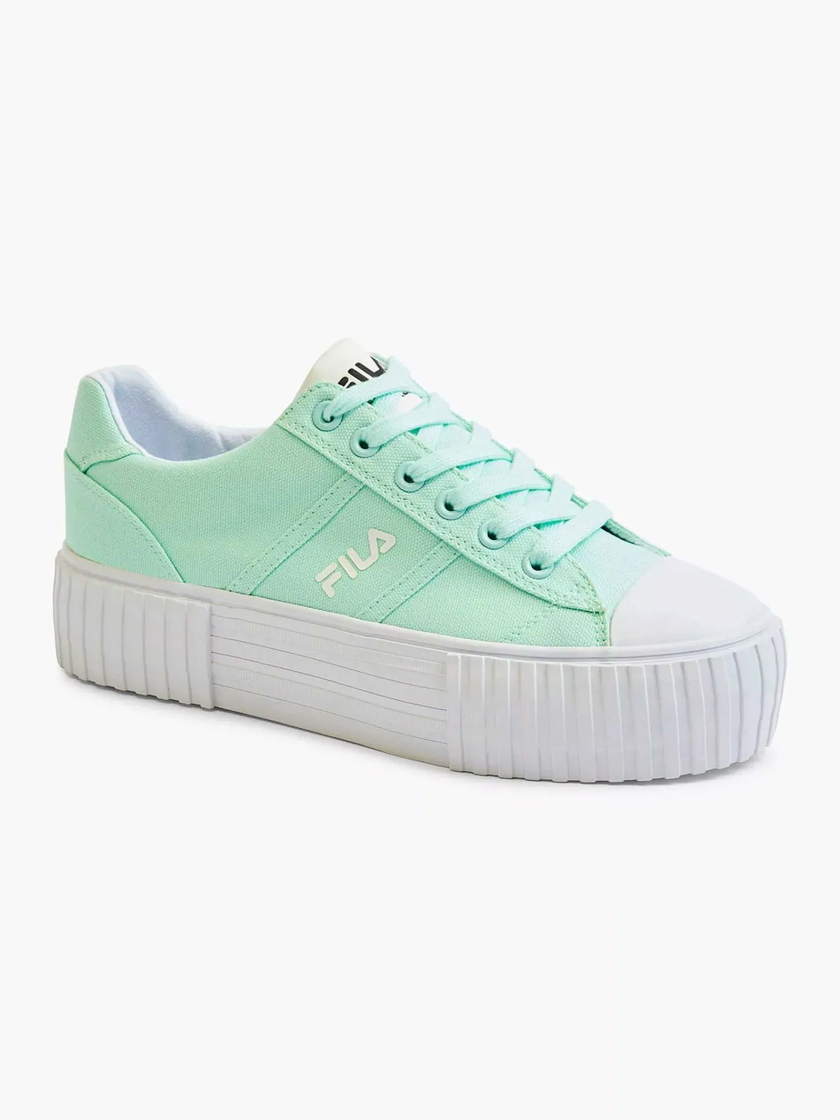 FILA Sneakers-Mintkleurige Canvas Sneaker Platform
