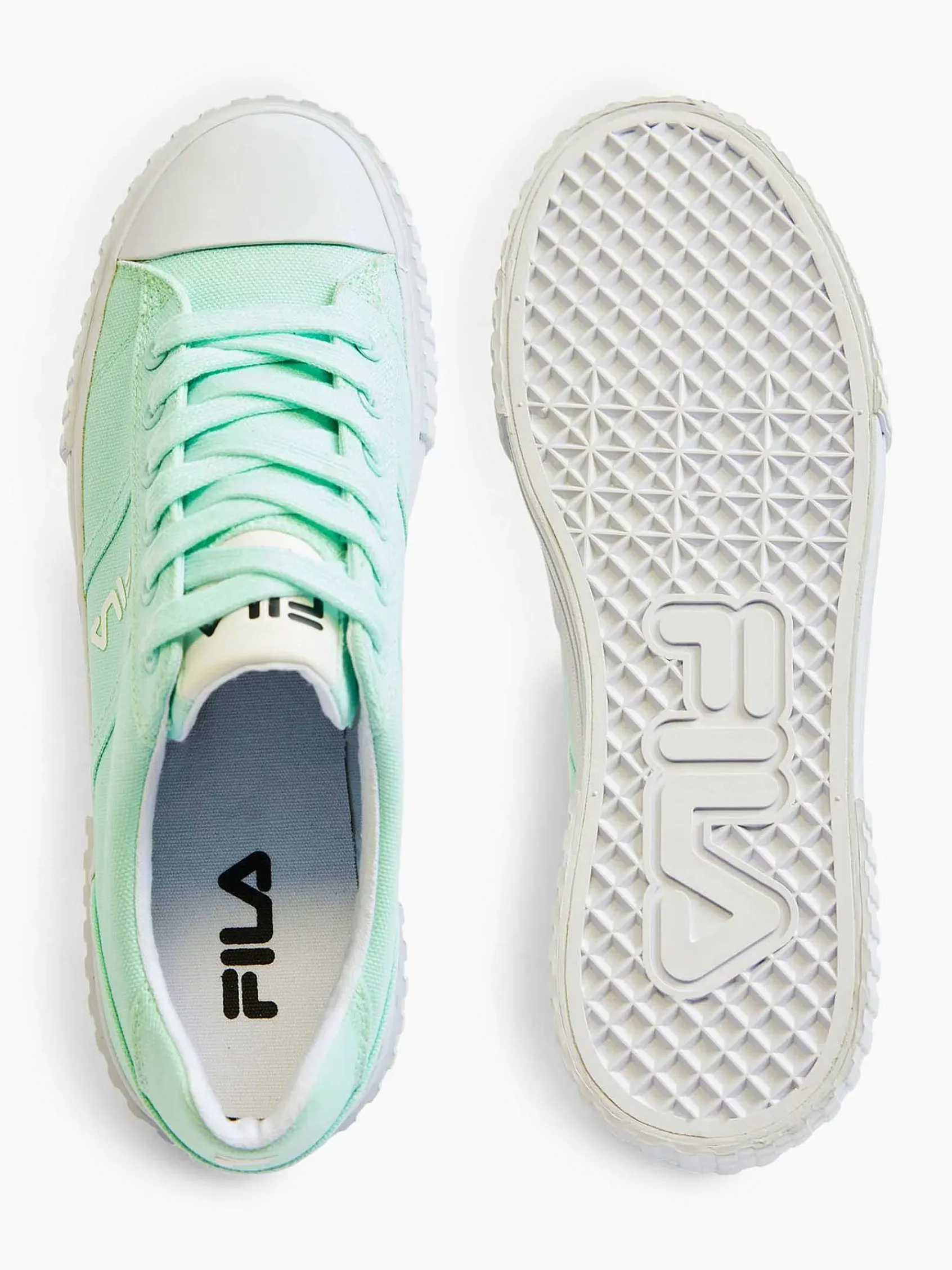 FILA Sneakers-Mintkleurige Canvas Sneaker Platform