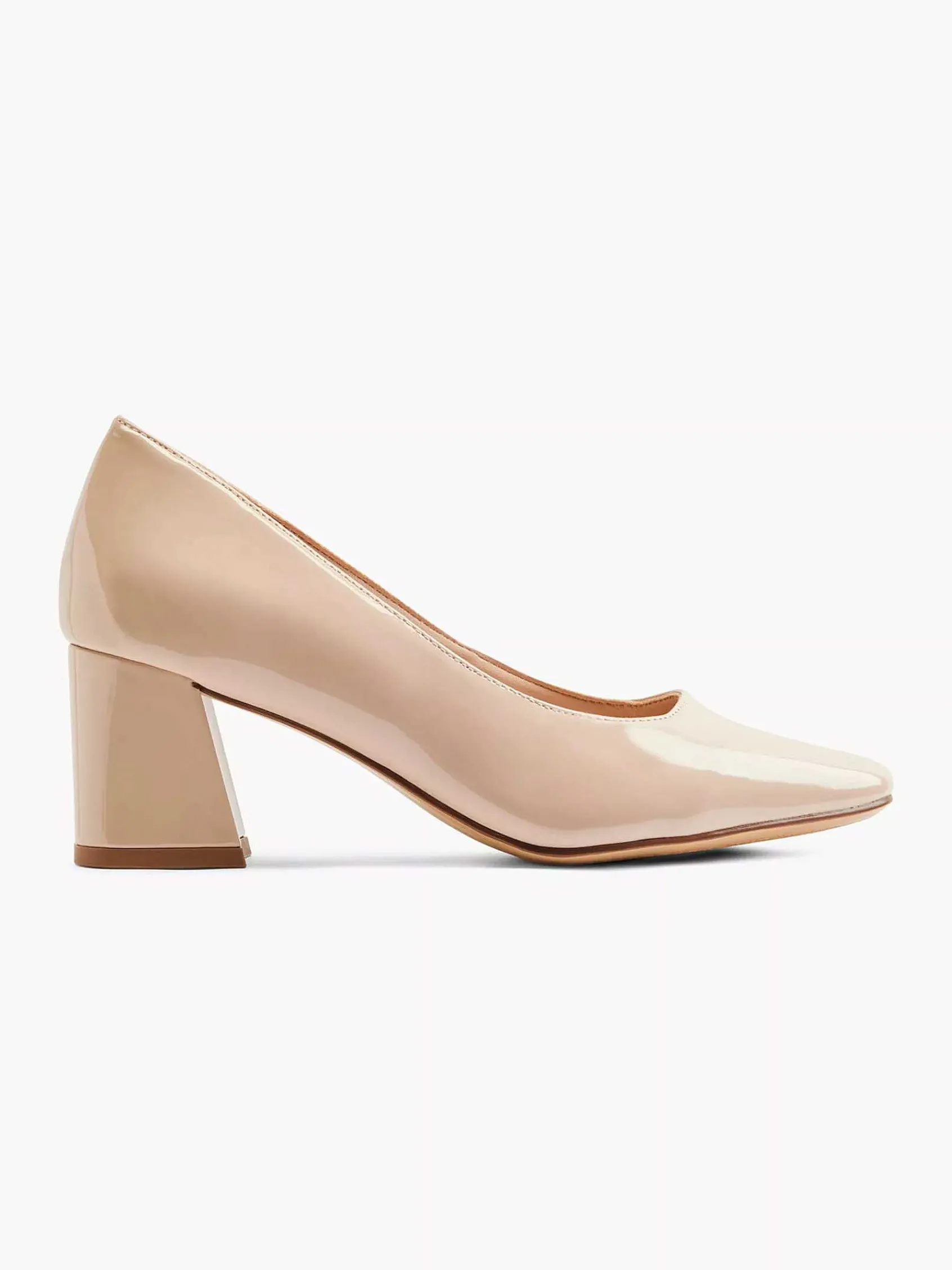 Graceland Pumps-Nude Pump Lak