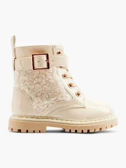 Graceland Jongensschoenen-Off White Veterboot Teddy