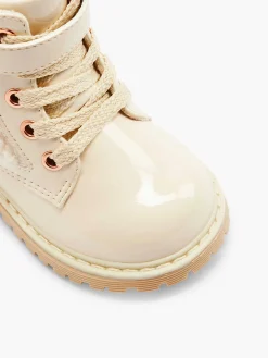 Graceland Jongensschoenen-Off White Veterboot Teddy