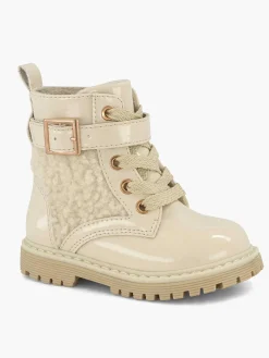 Graceland Jongensschoenen-Off White Veterboot Teddy