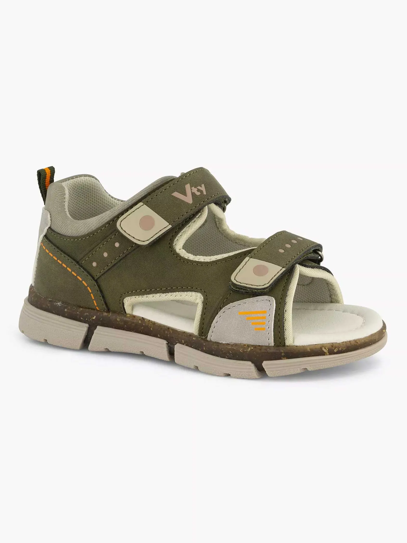 Vty Jongensschoenen-Olijf Sandaal