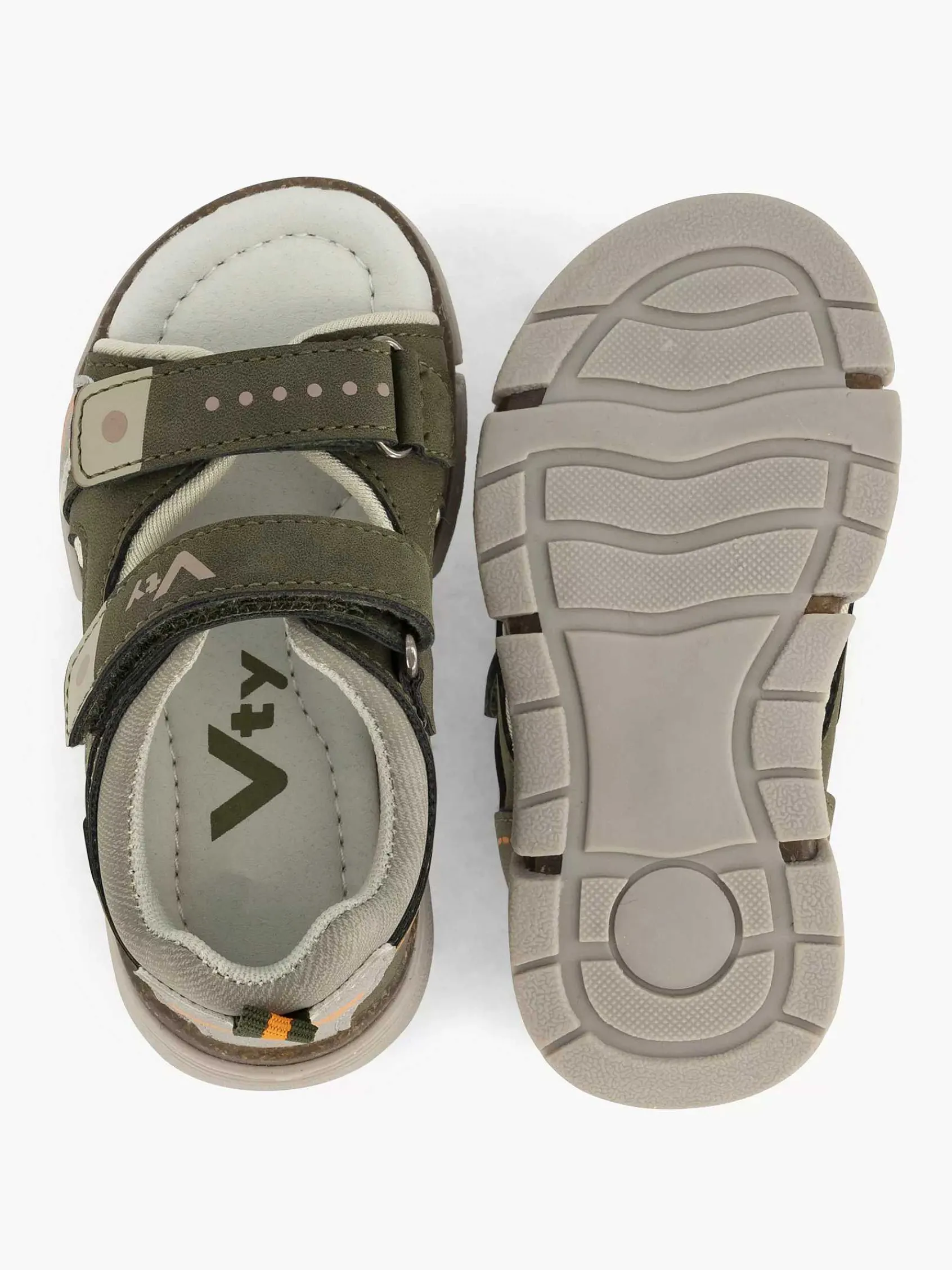 Vty Jongensschoenen-Olijf Sandaal