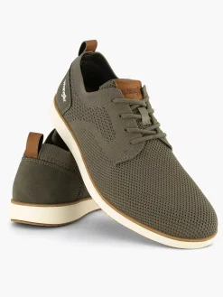 Wrangler Geklede Schoenen-Olijf Veterschoen