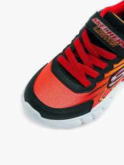 Skechers Jongensschoenen-Oranje Sneaker Lichtjes
