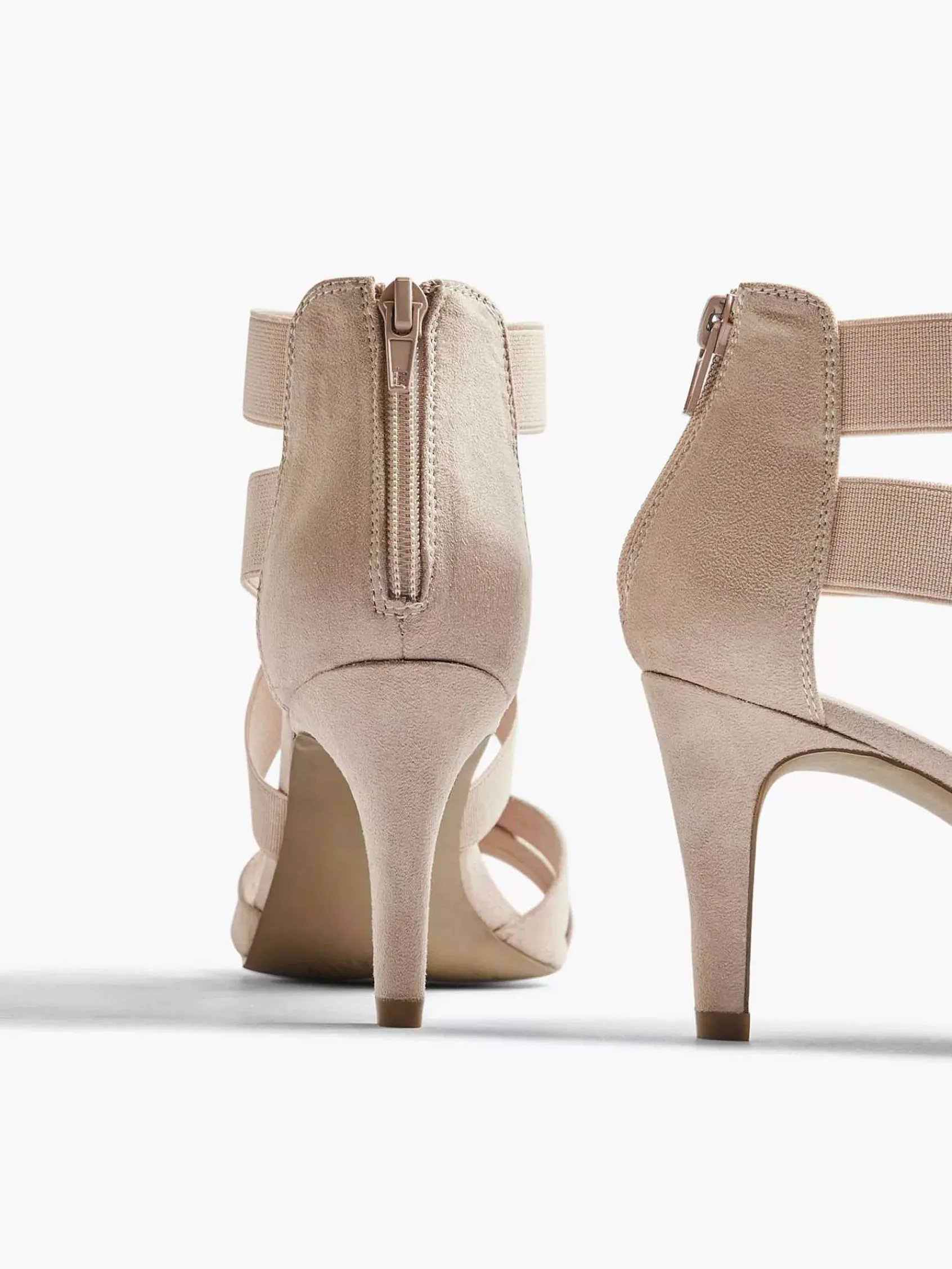 Graceland Hoge Hakken-Oud Roze Sandalette