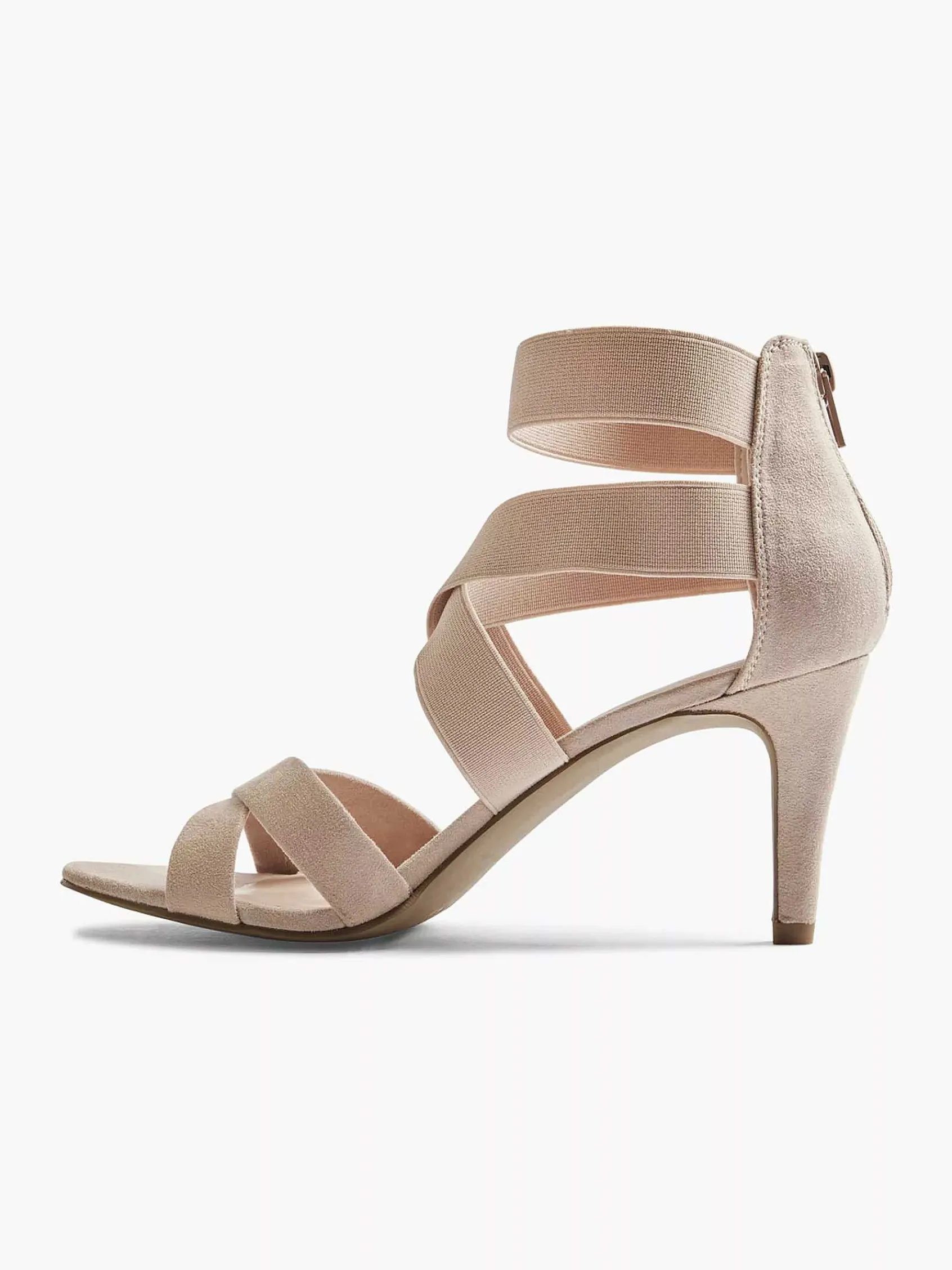 Graceland Hoge Hakken-Oud Roze Sandalette
