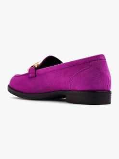 Graceland Instappers-Paarse Loafer Sierketting