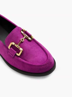 Graceland Instappers-Paarse Loafer Sierketting