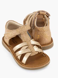 Cupcake Couture Jongensschoenen-Rosegouden Sandaal Glitter