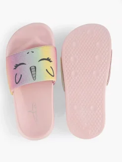 Blue Fin Jongensschoenen-Roze Badslipper Unicorn