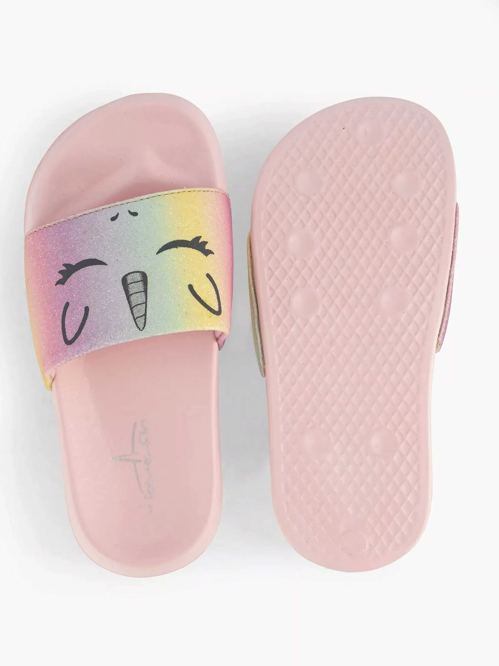 Blue Fin Jongensschoenen-Roze Badslipper Unicorn