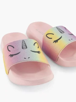 Blue Fin Jongensschoenen-Roze Badslipper Unicorn