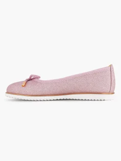 Graceland Jongensschoenen-Roze Ballerina Sierstrik