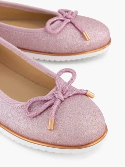 Graceland Jongensschoenen-Roze Ballerina Sierstrik