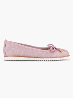 Graceland Jongensschoenen-Roze Ballerina Sierstrik