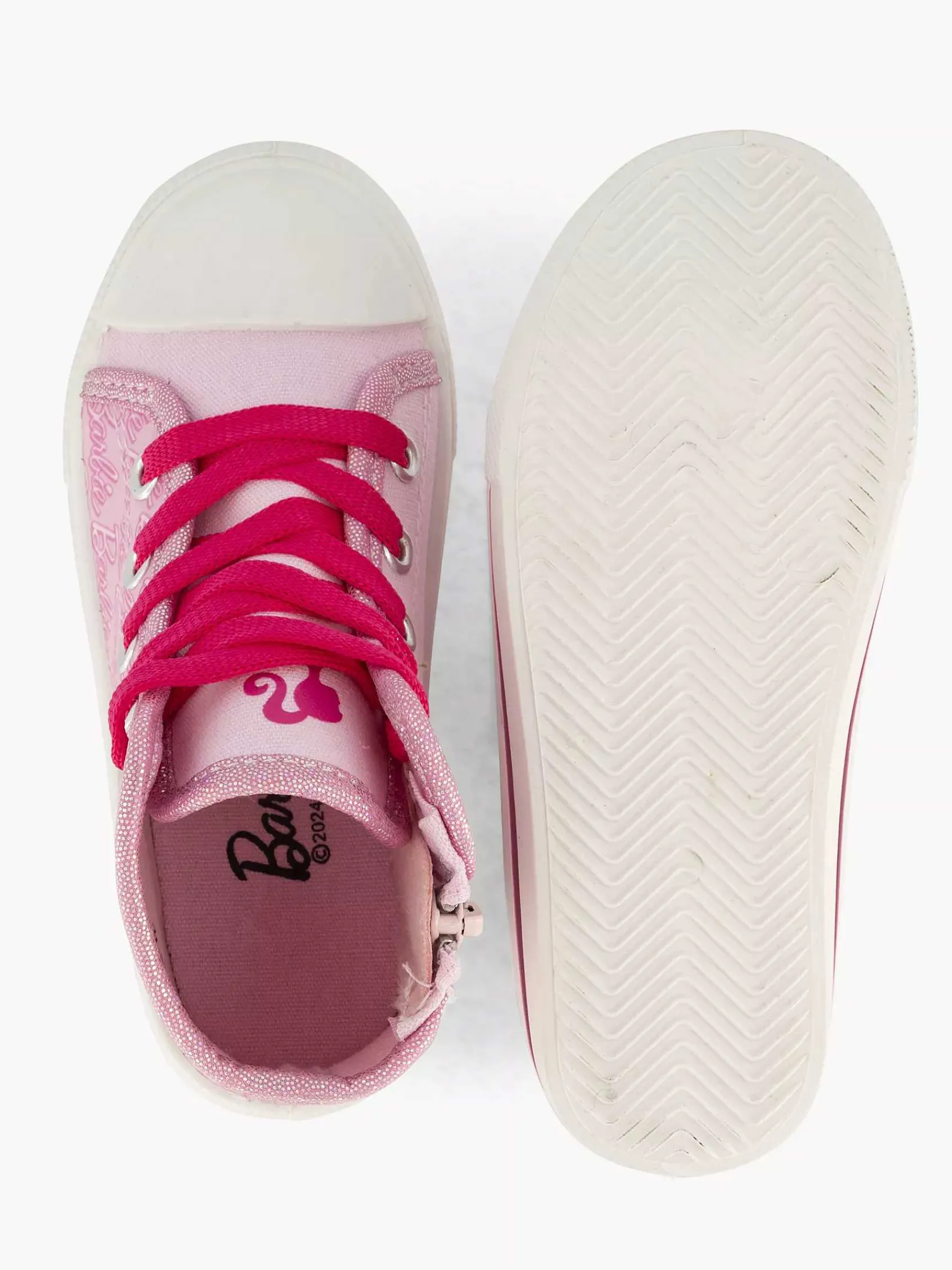 Barbie Jongensschoenen-Roze Hoge Sneaker