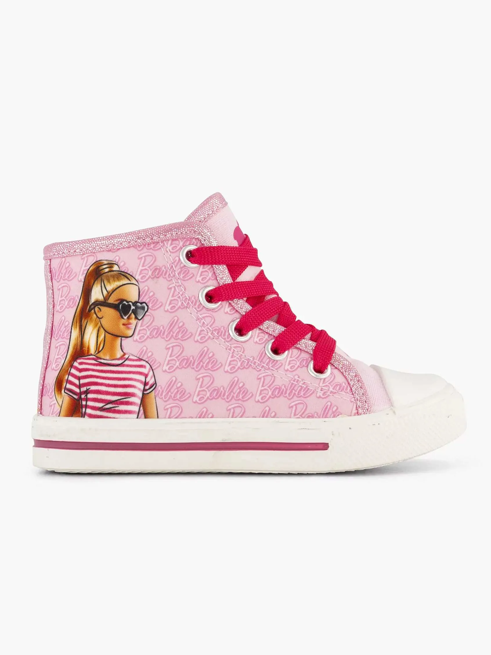 Barbie Jongensschoenen-Roze Hoge Sneaker