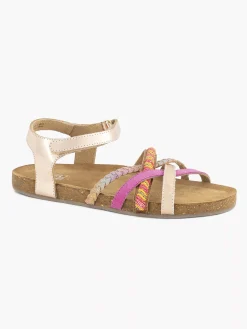 Limelight girl Jongensschoenen-Roze Leren Sandaal Kralen