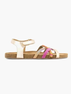 Limelight girl Jongensschoenen-Roze Leren Sandaal Kralen