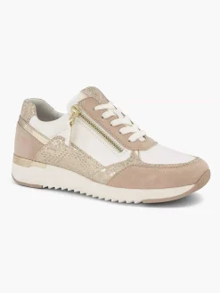 Medicus Comfort Schoenen-Roze Leren Sneaker