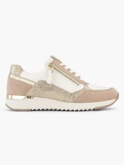 Medicus Comfort Schoenen-Roze Leren Sneaker