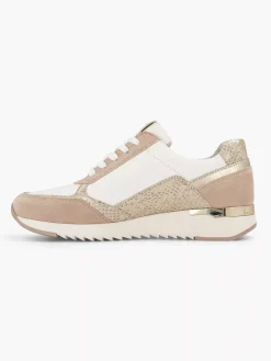 Medicus Comfort Schoenen-Roze Leren Sneaker