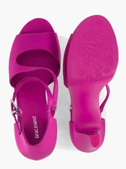 Graceland Pumps-Roze Pump Satijn