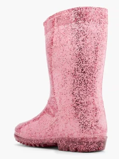 Landrover Jongensschoenen-Roze Regenlaars Glitters