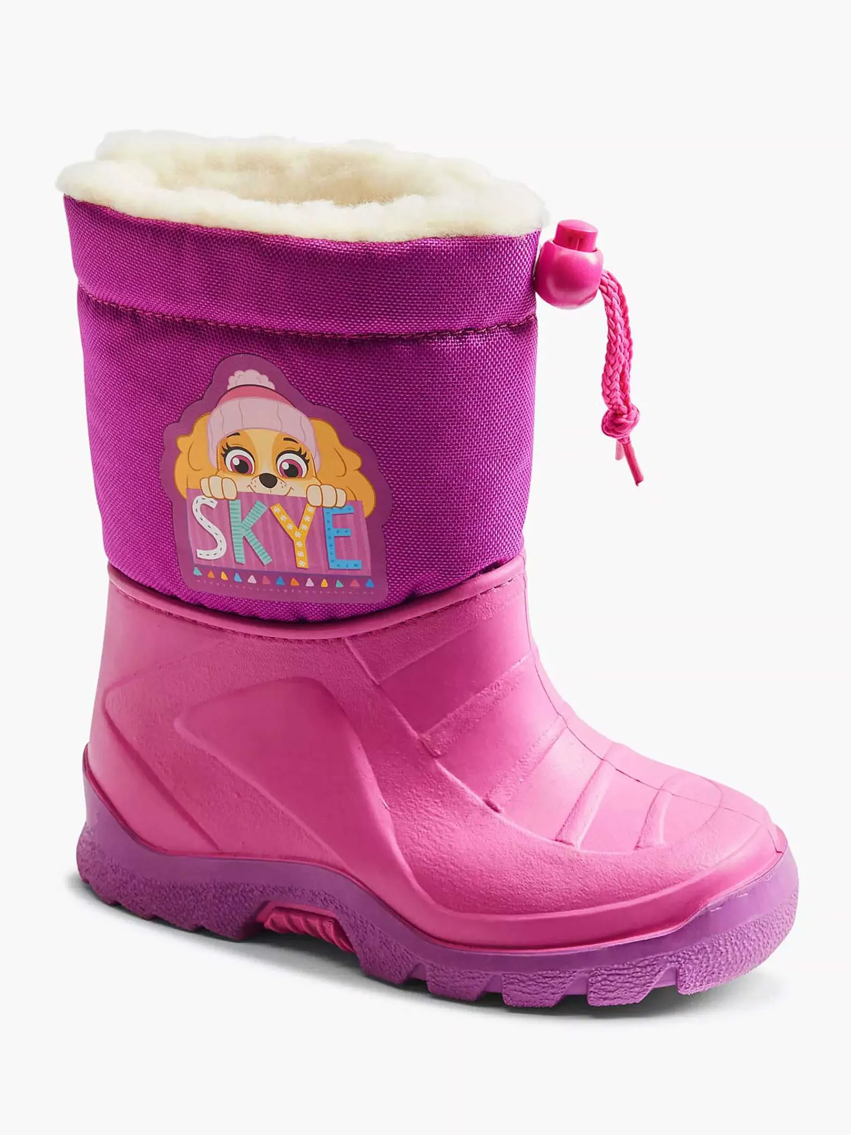 PAW Patrol Babyschoenen-Roze Regenlaars Gevoerd