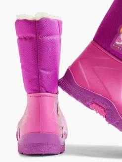 PAW Patrol Babyschoenen-Roze Regenlaars Gevoerd
