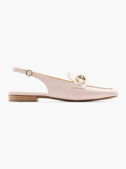 Graceland Pumps-Roze Slingback Sierketting