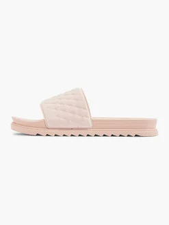 Oxmox Slippers-Roze Slipper Doorgestikt