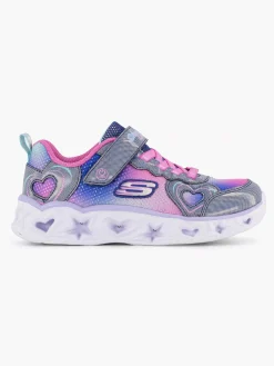 Skechers Babyschoenen-Roze Sneaker Lichtjes