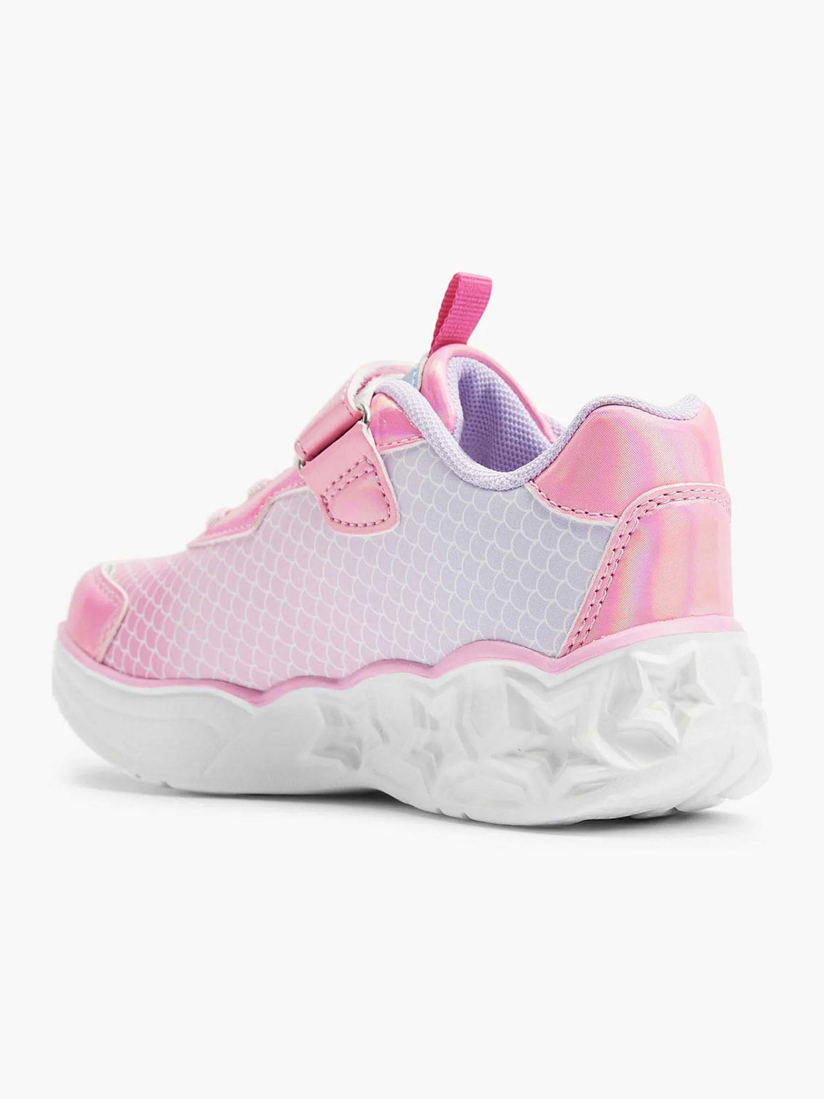 Graceland Jongensschoenen-Roze Sneaker Met Lichtjes Zeemeermin