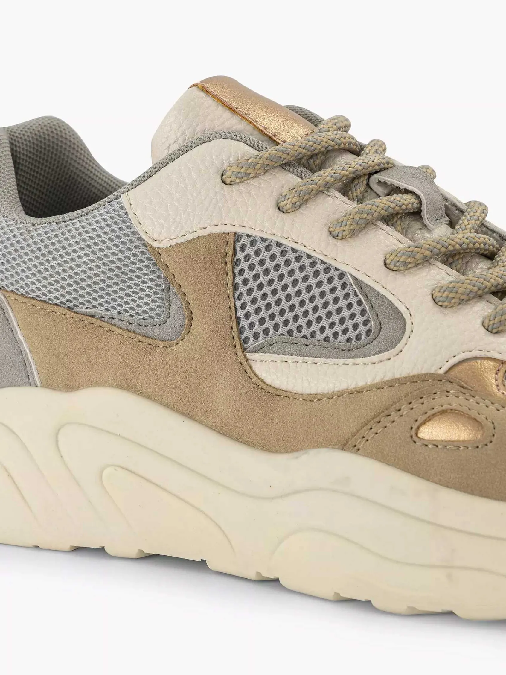 Oxmox Sneakers-Taupe Chunky Sneaker