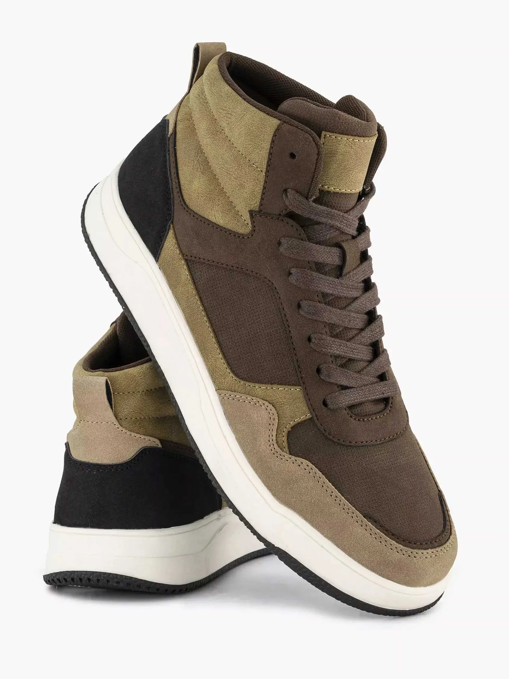 Memphis One Sneakers-Taupe Hoge Sneaker